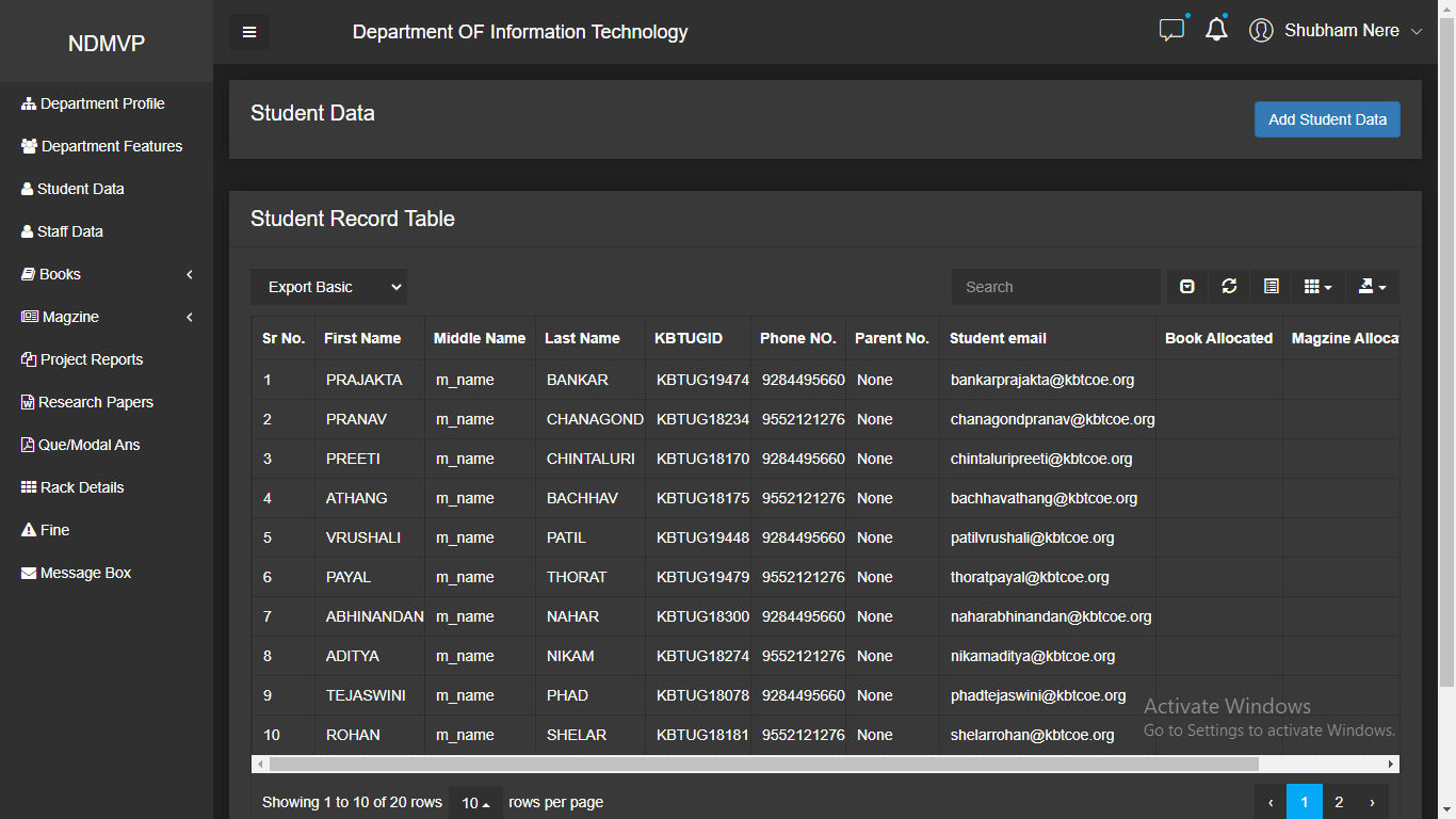 Admin Panel scrnsht